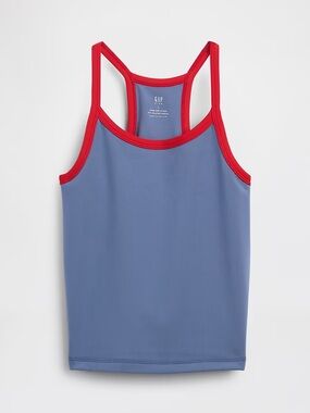Gap Kids Racerback Active Tank Top Girls Bainbridge Blue Shirt